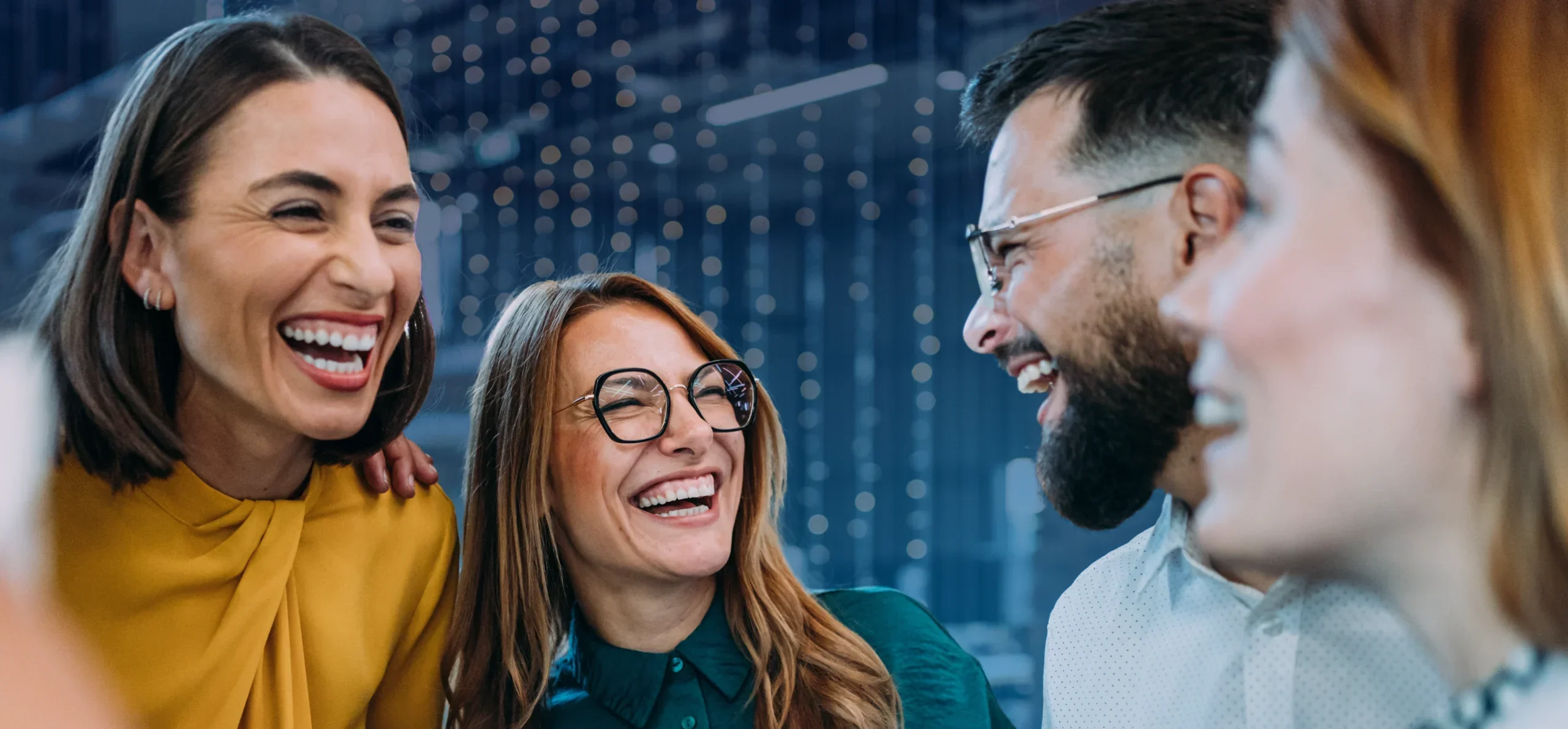 Equipa Eurofirms People first celebra Selo de Qualidade Azul 2025 em ambiente de trabalho colaborativo